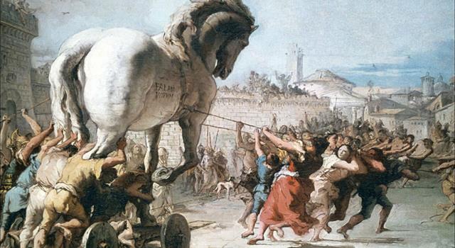 Culture Trivia Question: Which Greek hero came up with the idea of building the Trojan horse?