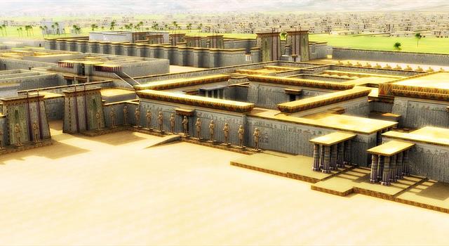 History Trivia Question: Which pharaoh oversaw the construction of the Gem-pa-Aten Temple?
