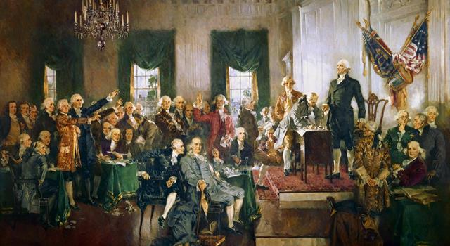 History Trivia Question: Who was the first person to sign the U.S. Constitution?