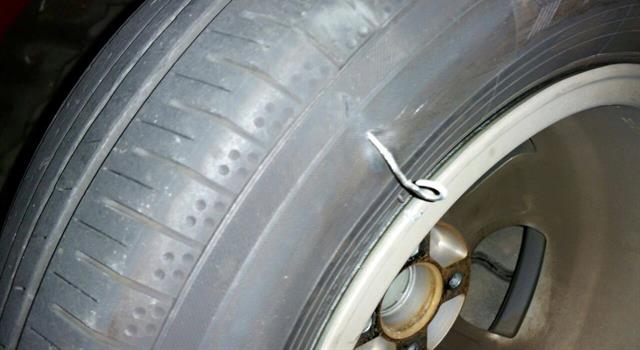 Science Trivia Question: If you get a nail in or through the sidewall of your typical passenger car tire, how do you fix it?