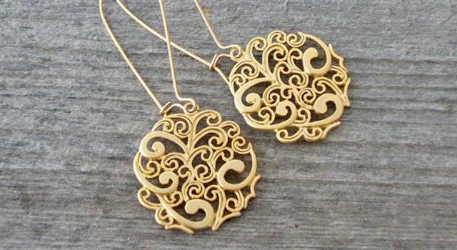 Society Trivia Question: In jewellery, what name is given to a delicate, lace-like openwork made with wire threads of gold and silver?