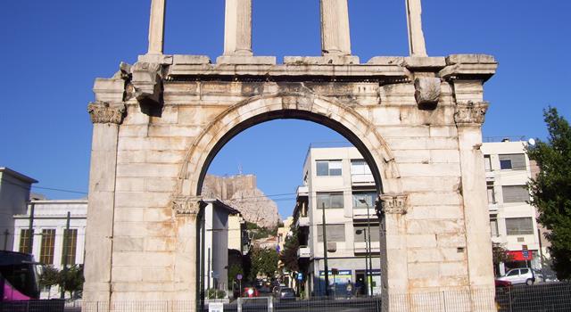 Geography Trivia Question: In which country is the Arch of Hadrian located?