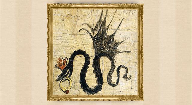 Культура Вопрос: Какой художник вместо подписи рисовал на картинах знак крылатого дракона?