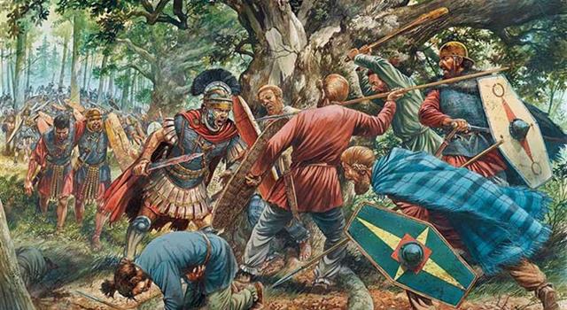 История Вопрос: Многие слышали про битву в Тевтобургском Лесу - сражение в сентябре 9 года н.э. между германцами и римской армией, в ходе которого были разбиты три римских легиона (17, 18 и 19-й). А как звали предводителя германцев в этой битве?