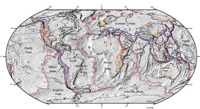 География Вопрос: Плита Фараллон - это исчезнувшая океаническая литосферная плита, центральная часть которой почти полностью погрузилась под другую литосферную плиту, на которой расположен один из существующих континентов. О каком континенте идет речь?