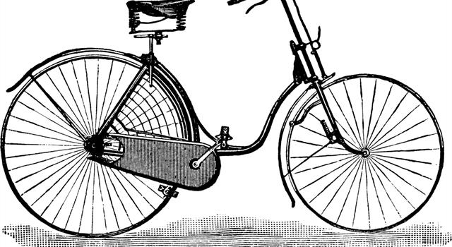 Общество Вопрос: В каком году был изобретен велосипед «Скиталец» (на рисунке), который по конструкции и внешнему виду соответствовал современному велосипеду?