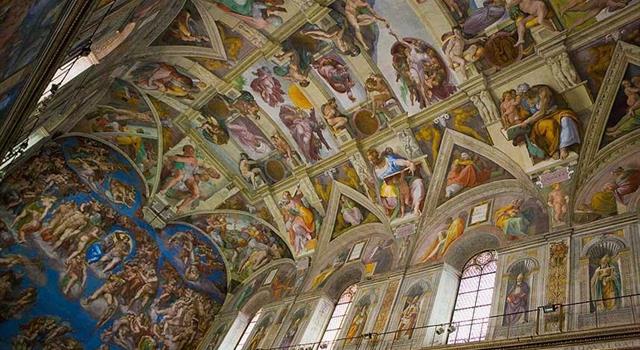 Culture Trivia Question: Which famous artist painted the ceiling of the Sistine Chapel?
