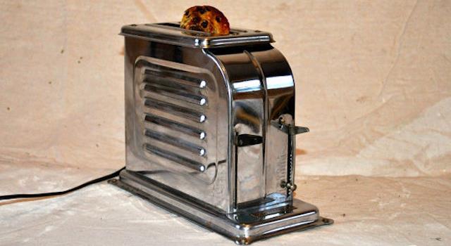 Der erste pop up toaster