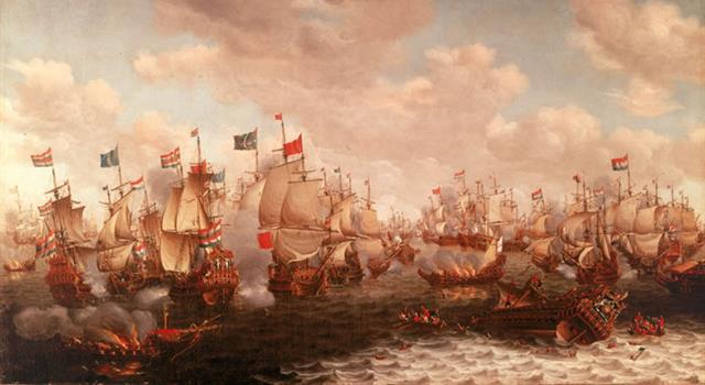 История Вопрос: Четырехдневное сражение - крупнейшая морская битва между флотами Англии и Голландии. А в ходе какой по счету англо-голландской войны она состоялась?