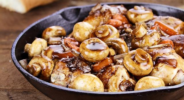Culture Trivia Question: Coq Au Vin is a dish made with what type of meat?
