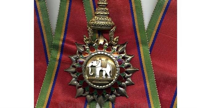 Культура Вопрос: В какой из нижеуказанных стран есть государственная награда "Орден слона"?