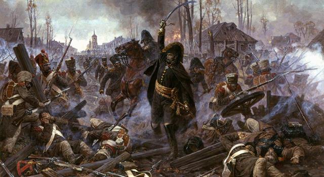 История Вопрос: Во время какого из сражений Наполеона прозвучало знаменитое выражение "Гвардия умирает, но не сдается"?