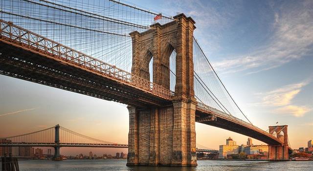 History Trivia Question: What year was the Brooklyn Bridge designated as a National Historic Landmark?