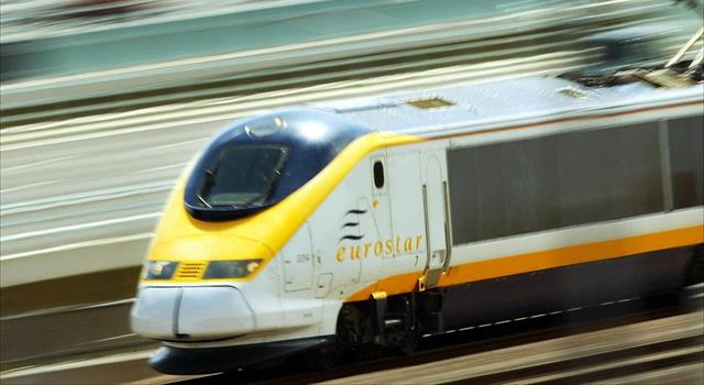 History Trivia Question: When did the Eurostar train service between Britain and France start running?