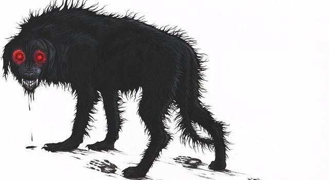 History Trivia Question: Which British island is the home of the giant ghost dog, Moddey Dhoo?