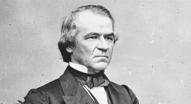 History Trivia Question: Andrew Johnson, the 17th President of the United States, was buried with a copy of which document?