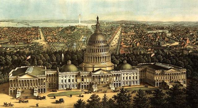 История Вопрос: Кто был первым президентом, принявшим президентскую присягу в Вашингтоне?