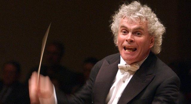 Culture Trivia Question: What is the surname of the British conductor born in 1955: Sir Simon...?