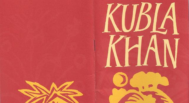 History Trivia Question: Name the son of a West Country clergyman who wrote 'Kubla Khan'?
