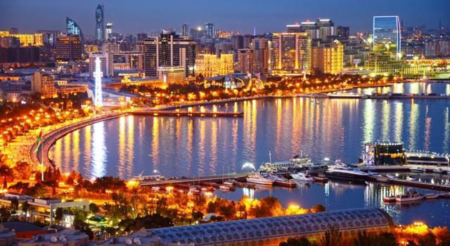 Geography Trivia Question: The city of Baku is situated in which country?