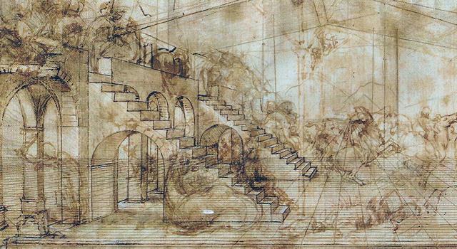 Culture Trivia Question: Which Renaissance artist is credited with developing linear perspective?
