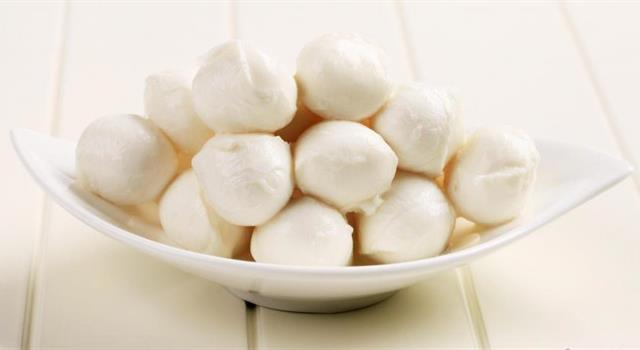 Culture Trivia Question: In Italian cookery, bocconcini are small balls of what type of cheese?
