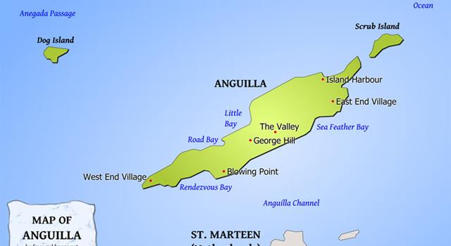 Society Trivia Question: The flag of Anguilla features what animals?