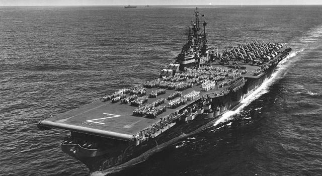 History Trivia Question: During World War II what was the only United States aircraft carrier named after a fictional location?