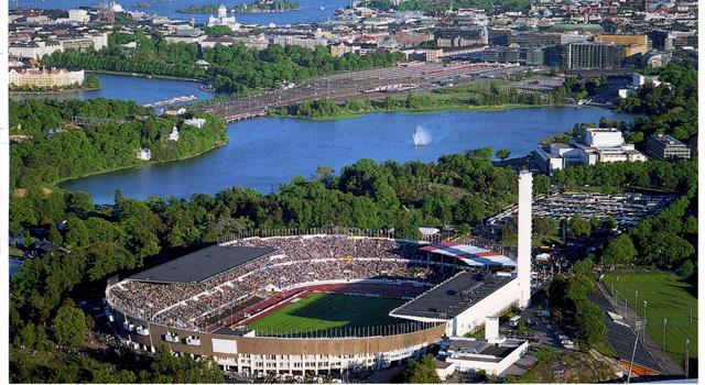 Sport Trivia Question: For which Olympic games was the Olympic Stadium in Helsinki built ?