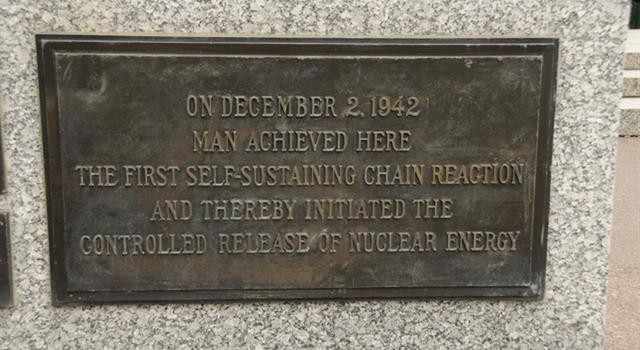 History Trivia Question: In which city did the first self-sustaining controlled nuclear chain reaction take place?