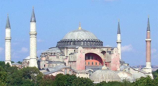 Geography Trivia Question: In which city is the Byzantine domed masterpiece, the Hagia Sophia?