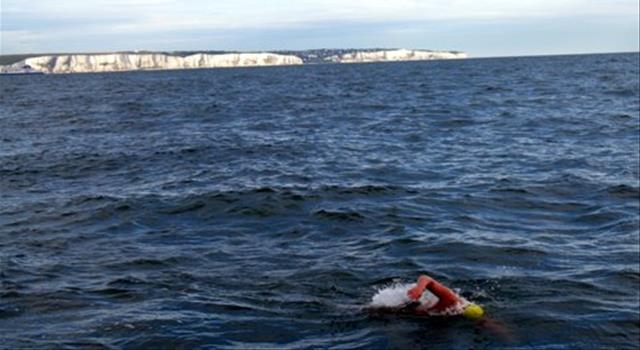 Society Trivia Question: The fastest time to swim the English channel was set in 2012. What was the time?
