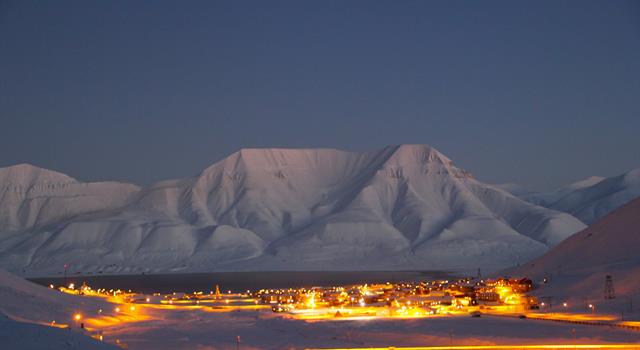 Geography Trivia Question: Where is Longyearbyen?