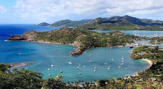 Geography Trivia Question: Antigua and Barbuda are located in what body of water?