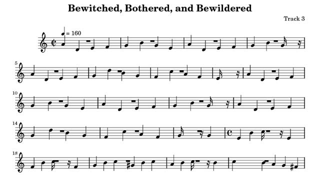 Culture Trivia Question: 'Bewitched, Bothered and Bewildered' is a song from which musical?