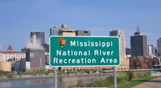 Geography Trivia Question: The Mississippi National River and Recreation Area, managed by the National Park Service, is located in which metropolitan area?