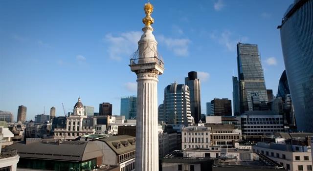History Trivia Question: What is the column that commemorates the Great Fire of London known as?