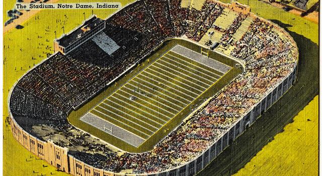 Sport Trivia Question: What year did the University of Notre Dame Stadium open?
