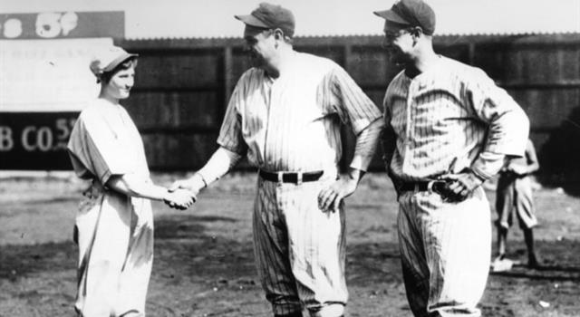 Sport Trivia Question: Who is the only female in history to strike out Babe Ruth and Lou Gehrig?