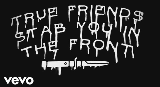 Culture Trivia Question: Who is credited with the quote, “True friends stab you in the front.”?