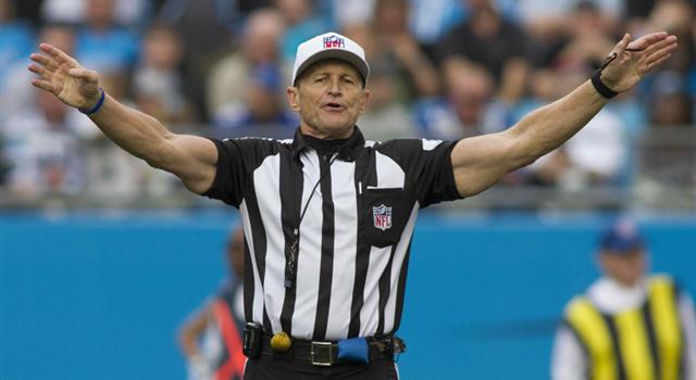 Sport Trivia Question: How many officials supervise a professional NFL game?