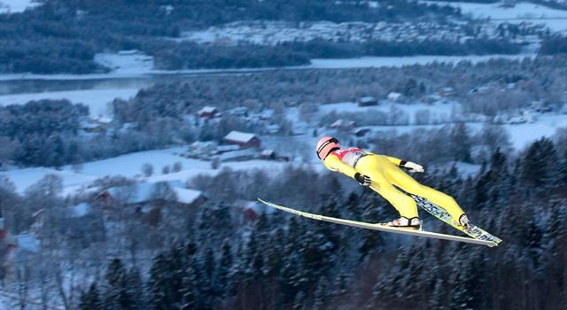 Sport Trivia Question: In March 2017, who set the ski jumping world record of 253.5 metres (832 ft)?
