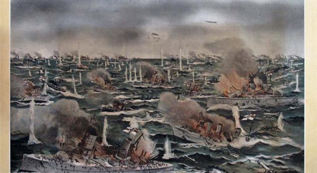 History Trivia Question: In which year was the "Battle of Jutland" fought?