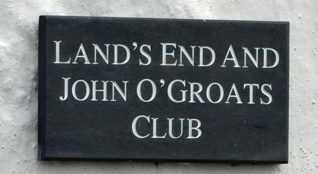 Geography Trivia Question: What is the distance by road from Land's End to John O'Groats (the two extreme points of Great Britain)?