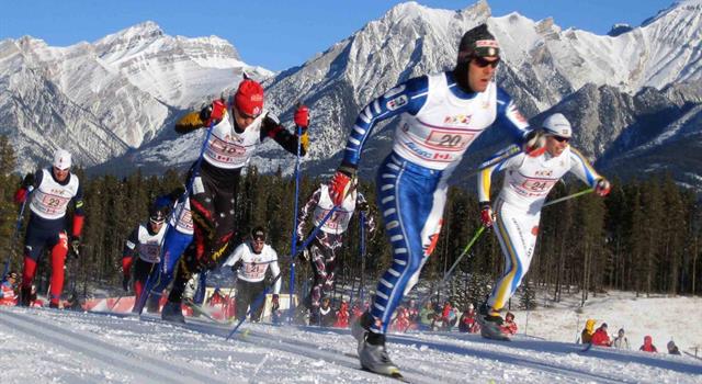 Sport Trivia Question: At the Winter Olympics, Nordic Combined consists of cross-country skiing and what other event?