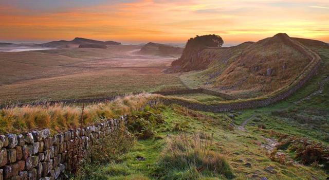 Culture Trivia Question: Built by the Romans in the north of England, how long is Hadrian's Wall?