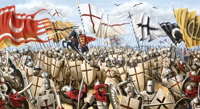History Trivia Question: How many large crusades were there during the 11th century to the 13th century?