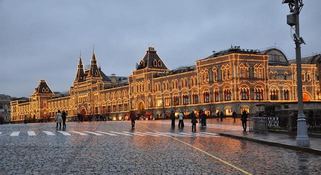 Society Trivia Question: In Moscow, what type of building is GUM?