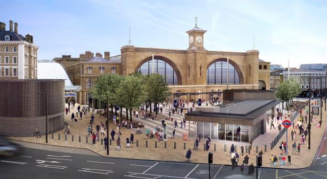 History Trivia Question: London King's Cross railway station is named after a monument to which monarch?