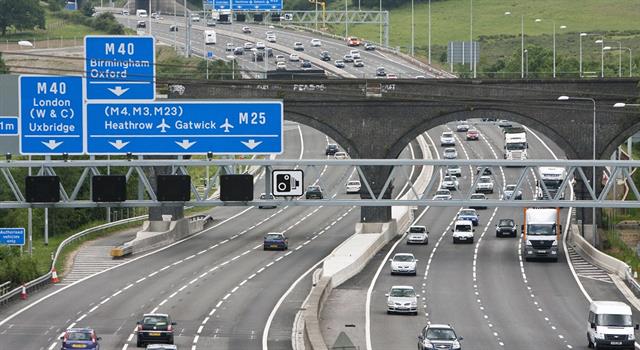 Society Trivia Question: The M25 motorway (London Orbital Motorway) is approximately how many miles long?